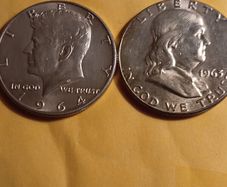 USA silver half dollars