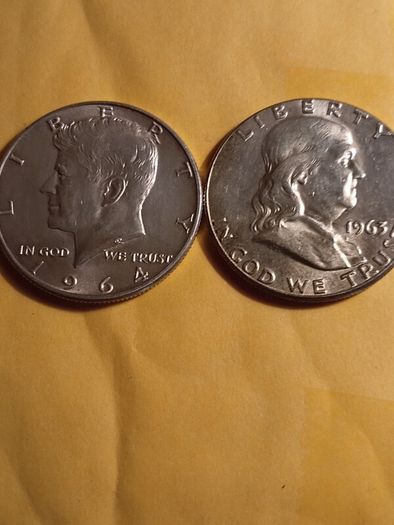USA silver half dollars
