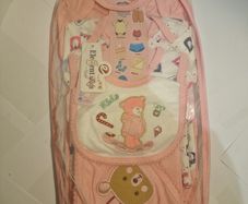 Brand New 10-Piece Baby Girl Starter Set - Elegant Kids by Lilsoft - Pink Bear