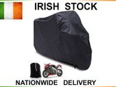 L, XL, XXL, XXXL Motorcycle Motorbike Scooter UV Dust Protector Rain Cover BLACK