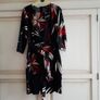 Designer Emme by Marella - Black Floral Dress - UK 8 - BNWT RRP 139 Image 3