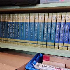 Complete 1968 Vintage World Book Encyclopedia Set - with Rare British Isles & Australasia Supplements