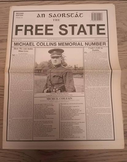 An SaorStat Michael Collins Memorial Edition 1996 Reprint