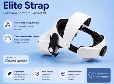 Meta Quest 2 Elite Head Strap - Brand New, Boxed