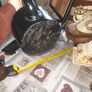 Lovely Old Cast Iron Kettle Measurments in the photos, Image 4