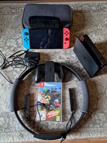 Nintendo Switch Oled Bundle + Ring Fit Adventure & Carry Case