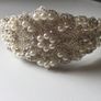 Diamond and Pearl bridal headpiece Image 3