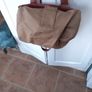 EFX Tan Leather Bag. Image 4