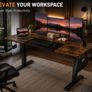 Electric desk 140cm Office Desk Image 4