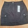 Skirt/Girls Cargo Style Skirt... Age 13/14 Yrs .. Colour .. Black Image 4