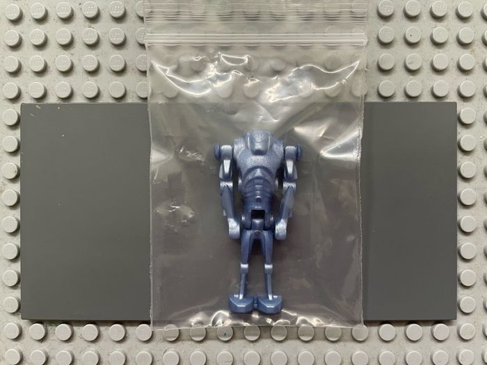 Lego Star Wars sw0056 Super Battle Droid minifigure Pearl Sand Blue