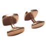 Personalised Cufflinks - Premier Range - Rose Gold - Pair Image 4