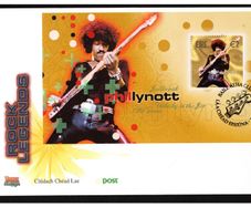 2002 Ireland Phil Lynott Commemorative Stamp Miniature Sheet An Post First Day Cover (FDC)