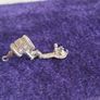 Vintage Sterling Silver Tower of London Charm Pendant. Image 5
