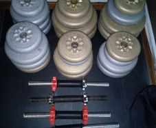 55 Kg York Gym Weights Joblot Bundle - Collect