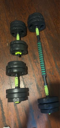 Set of weights.