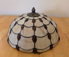 Tiffany-style ceiling lampshade