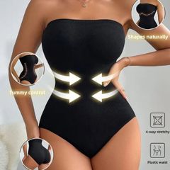 Temu Brand New Black Shaping Bodysuit for Women Size S