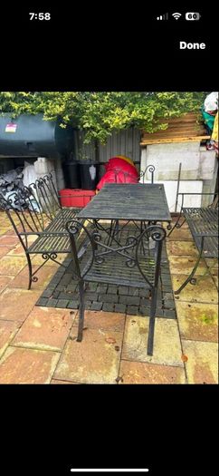 Garden Steel Table & Chairs