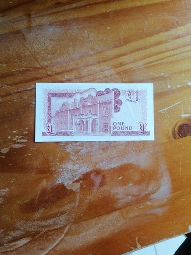 A/UNC 1983 Gibraltar One Pound Banknote