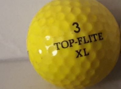 2 vintage golf balls
