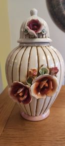 Vintage Capodimonte Giant Jar/ vase
