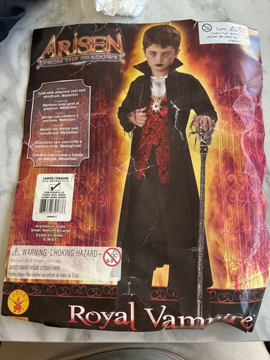 halloween Vampire  boy costume