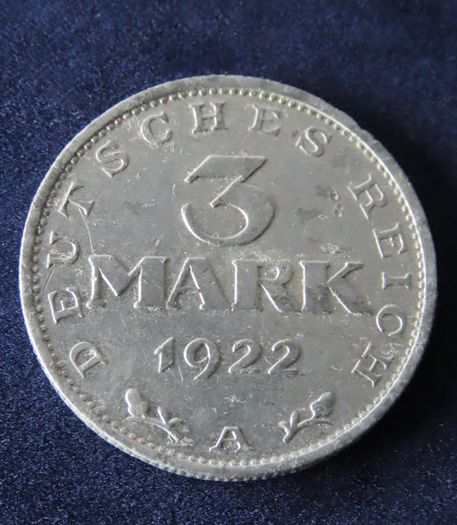 Antique German coins deutsche mark pfennig 1922 1923