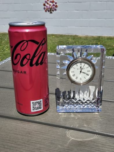 Vintage Waterford Crystal Lismore Small Clock
