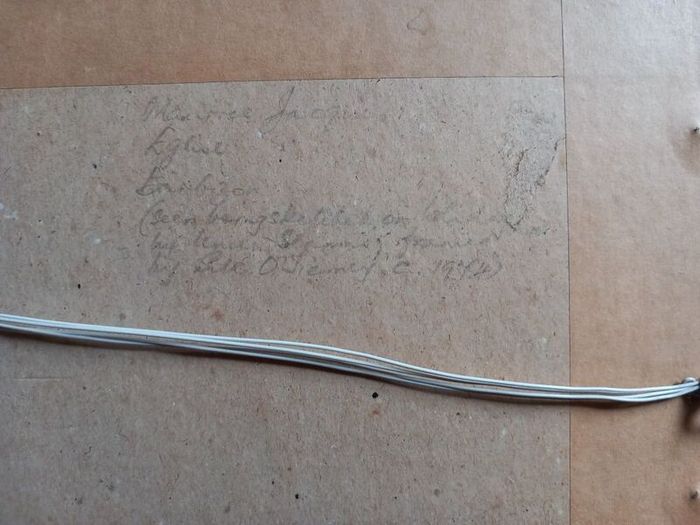 Sketch, 'Eglise de Chailly' signed Maurice Jacques