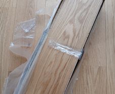 6 Unused Floorboards: 14 x 181 x 2200 mm, Boen Oak Transparent Animoso, Plank 181, 3 layer parquet, Top layer thickness: 3.5 mm