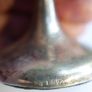 Antique  Sterling Silver  Vase (weighted bottom of the vase) 192,9g Image 7
