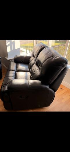 Leather reclining chair