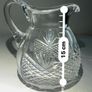 Dublin Crystal cut jug - signed on base Image 2