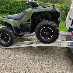 Quad 7 Ft Aluminium Foldable Load Ramps 1000 Kg