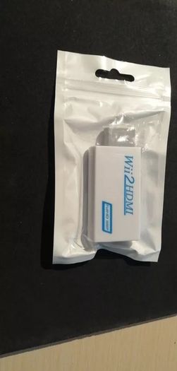 Full HD 1080P Wii to HDMI-compatible Converter Adapter Wii2HDMI-compatible Converter 3.5mm Audio for PC HDTV Monitor Display