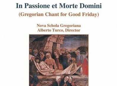 In Passione et Morte Domini. (Gregorian Chant for Good Friday). CD. Free Postage!