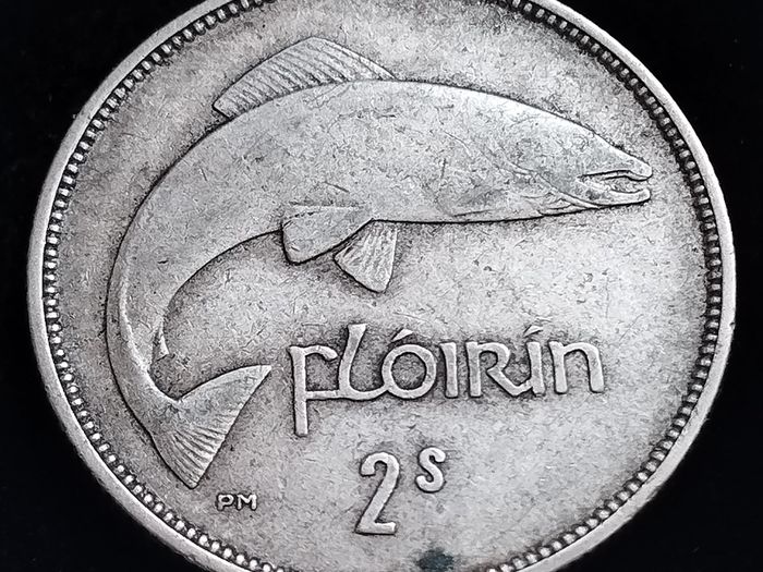 #531 - Ireland - 1934 - Florin -  Silver - KM.7