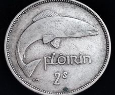 #531 - Ireland - 1934 - Florin -  Silver - KM.7
