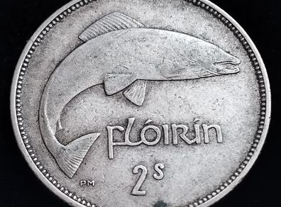#531 - Ireland - 1934 - Florin -  Silver - KM.7