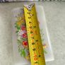 Vintage White Lucite Jewellery Trinket Box With Floral Lid 1970s Image 4