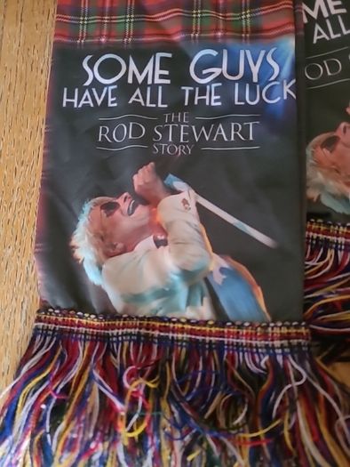 Rod stewart tartan scarf