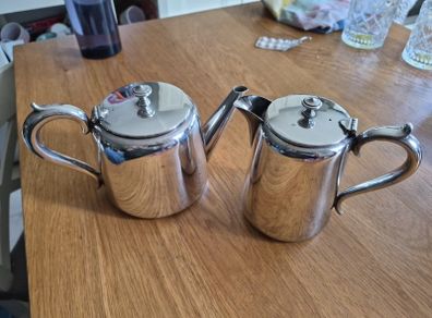 Vintage silver Hotelware EPNS Tea and Coffee Pots
