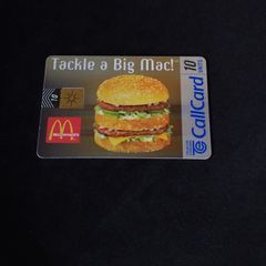 Callcards Vintage Telecom Eireann Callcard - McDonald's Big Mac - 1998