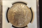 1896 Morgan Silver Dollar NGC MS63 Premium UNC Example