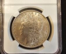 1896 Morgan Silver Dollar NGC MS63 Premium UNC Example