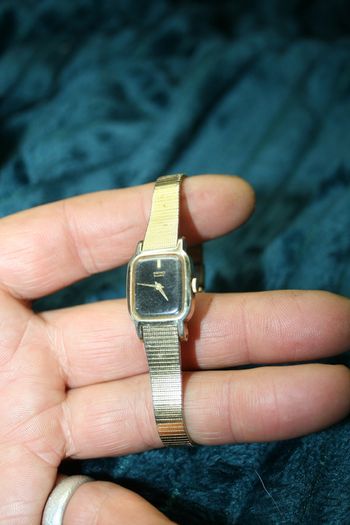 Ladies Seiko Gold Tone Quartz Watch (fresh battery works fine)