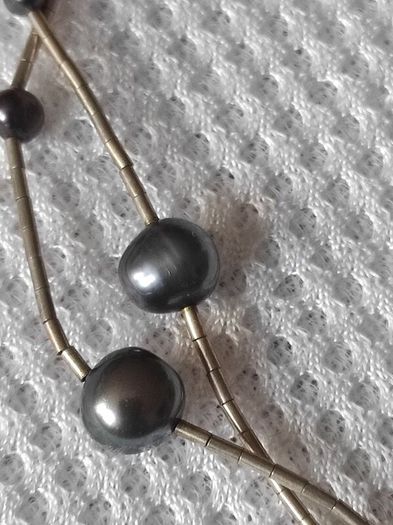 STG Sterling pearl necklace