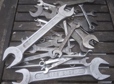 King Dick, Britool, Gedore, Elora And Other Vintage Spanners Metric, Imperial And Whitworth