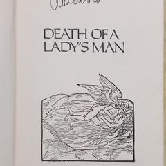 Signed Leonard Cohen Death Of A Lady's Man Hardback1978